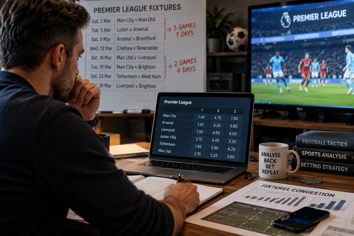 How to Analyse Premier League Betting Markets Through Fixture Congestion